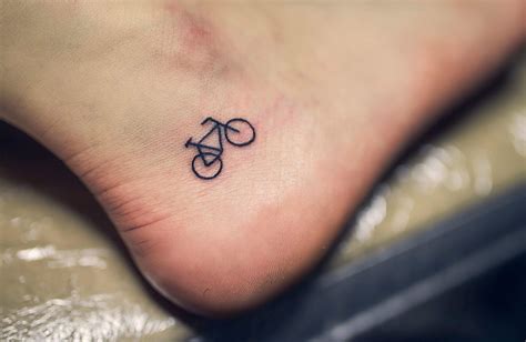 Small Bike Tattoo